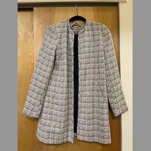 Karl Lagerfeld Long Tweed Blazer